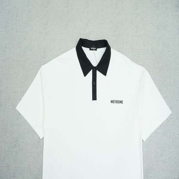 WELLDONE Solid Classic White POLO - Picture 5 of 12